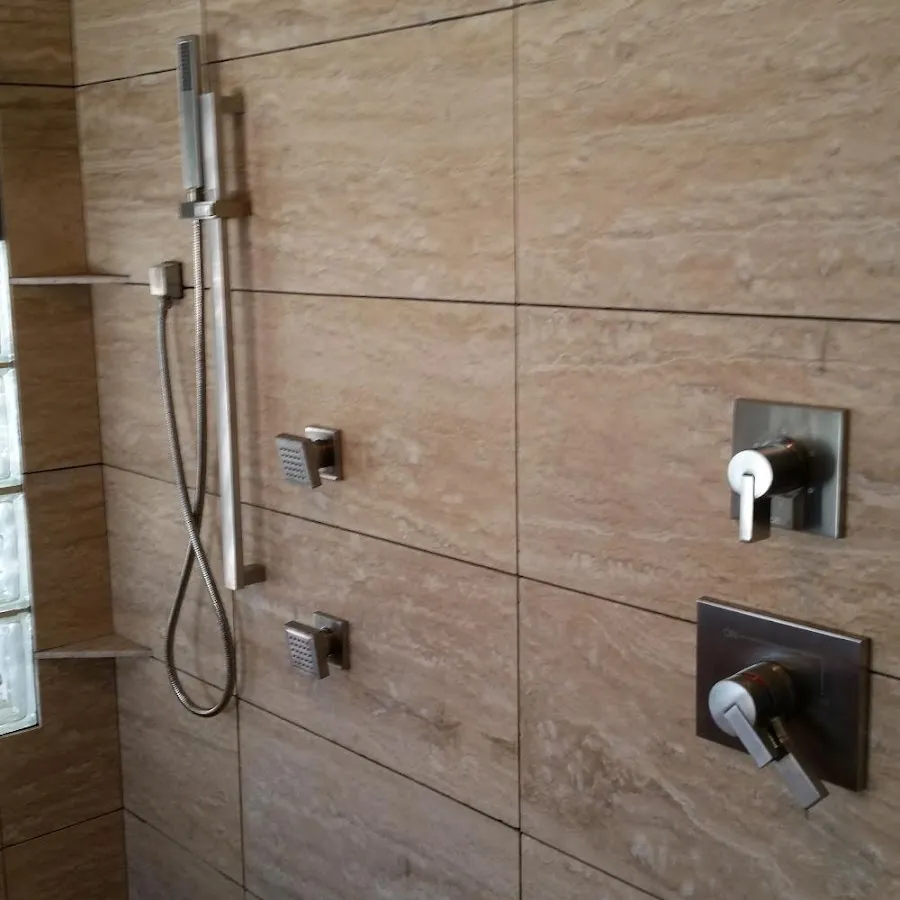 Shower fixture installation for Frozen Pipe Repair in Maine